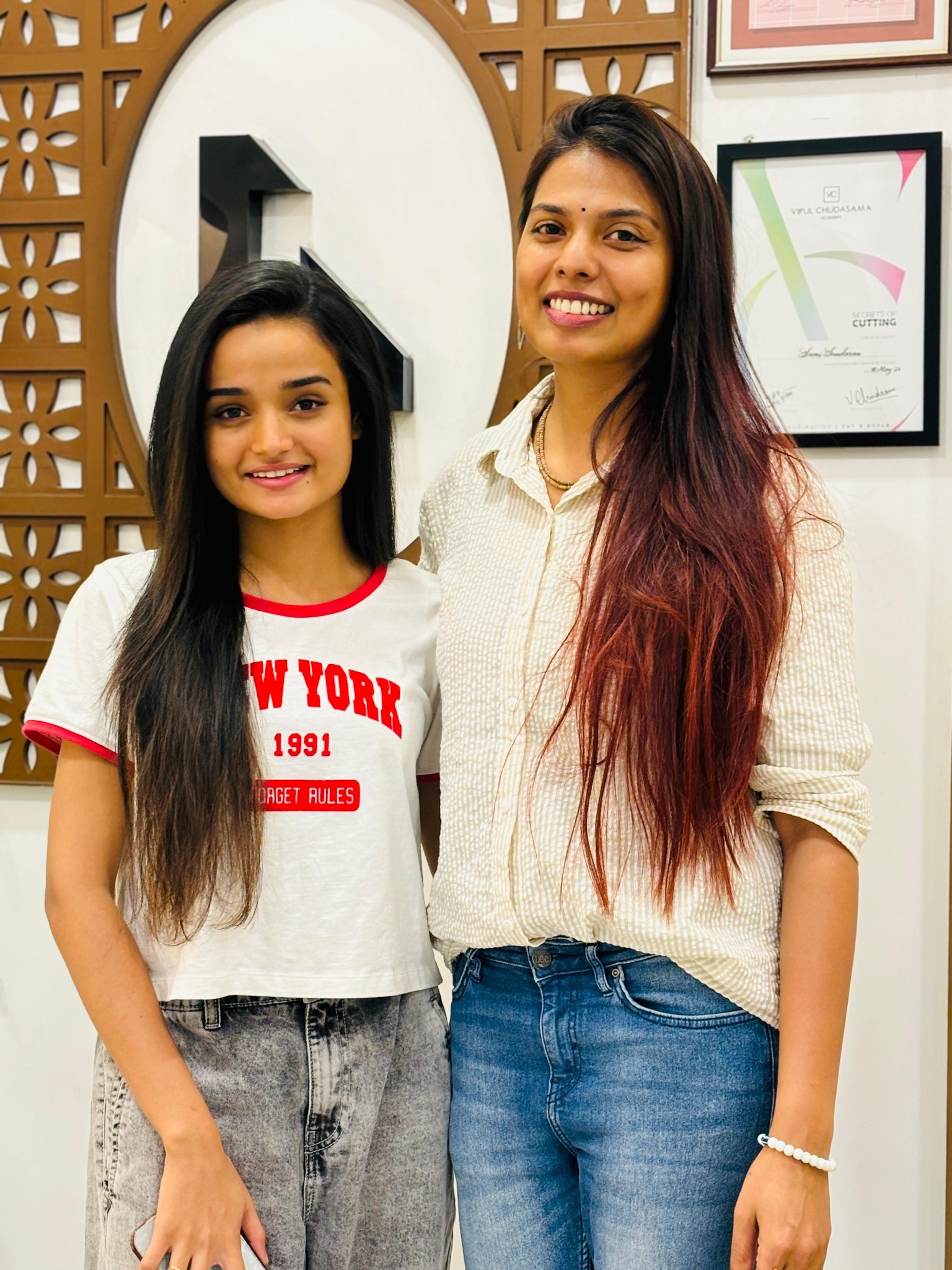 Client visit at Greatlooks Salon